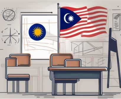 A classroom setting with diverse educational tools