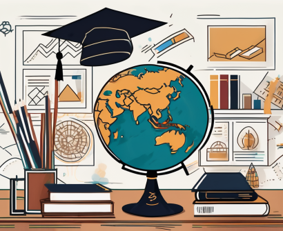 A classroom setting with thai cultural elements