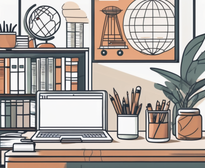 A classroom with diverse cultural symbols representing singapore