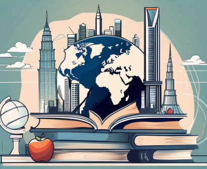 A bustling bangkok cityscape with recognizable landmarks