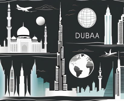 The iconic skyline of dubai