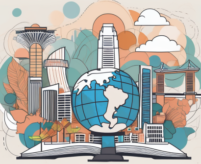 A diverse set of educational tools such as globes