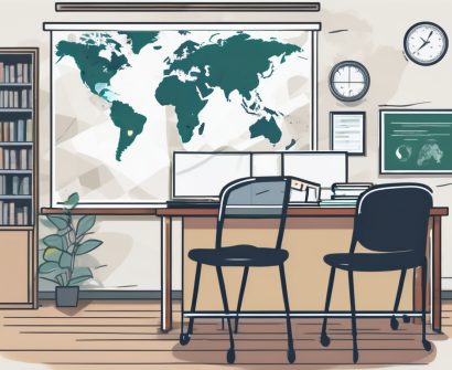 A singaporean classroom setting with an international qualified teacher status (iqts) certificate on the wall
