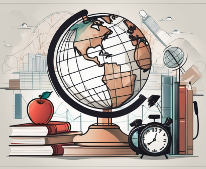 A classroom setting with thai cultural elements