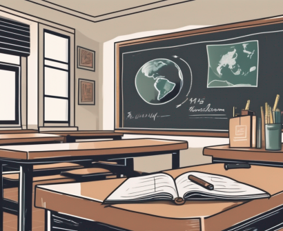 A classroom setting in thailand