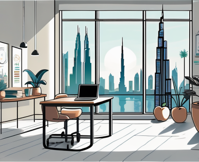 A serene classroom setting in dubai