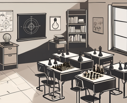 A classroom setting in hong kong with various educational tools like books