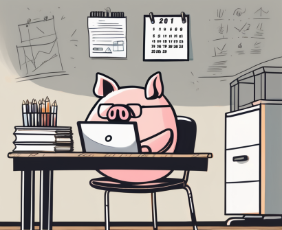 A classroom desk and chair in a dimly lit room with a resignation letter on it