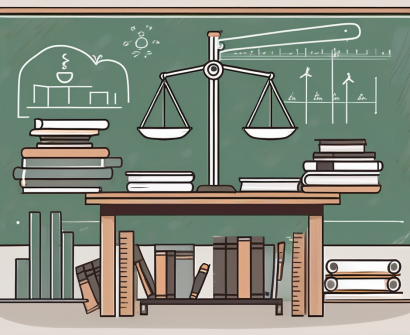 A classroom setting in malaysia with various educational tools like books