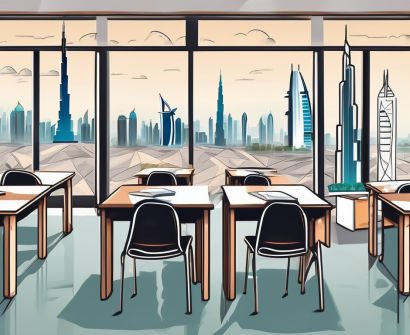 A classroom setting in dubai
