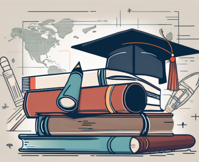 A classroom setting with diverse educational tools representing hong kong and the philippines