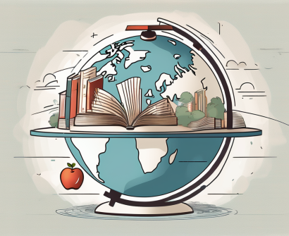 A globe with a pathway leading from a general international location to vietnam