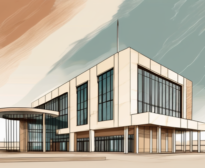 An international school building in kuwait