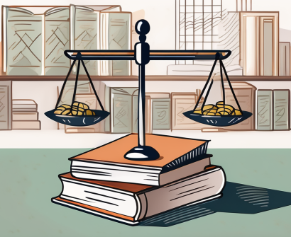 A typical international school in bangkok with a symbolic scale balancing books and thai currency