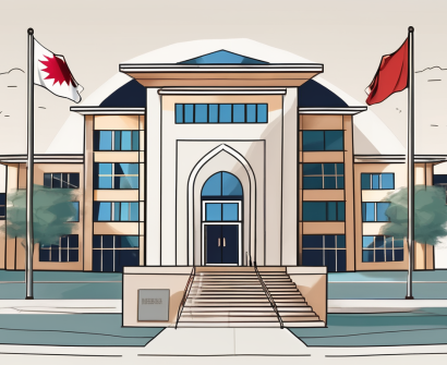 An international school building in bahrain