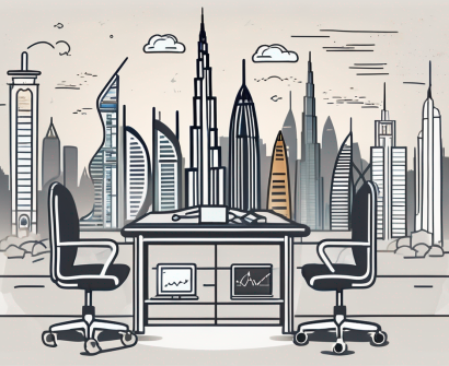 A classroom setting with a chalkboard displaying symbols representing iqts