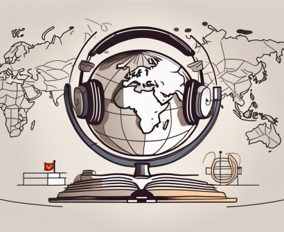 A globe focusing on china