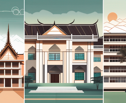 Five different school buildings