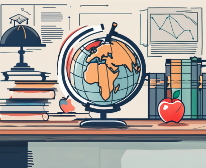 A globe with malaysia highlighted