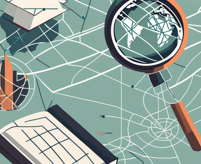 A classroom setting in china with various symbols representing challenges such as language barrier