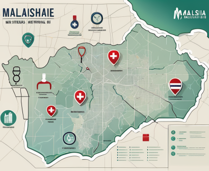 A variety of healthcare symbols (like a stethoscope