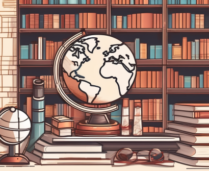 A classroom setting in thailand with a chalkboard