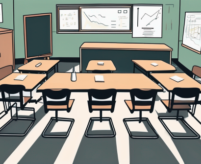 A classroom setting in hong kong with teaching aids