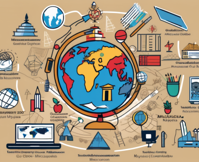 A globe with malaysia highlighted