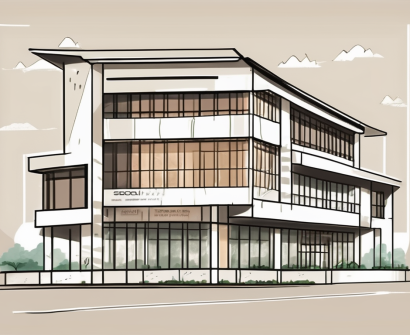 Various international school buildings in malaysia with a satisfaction meter or scale on the side