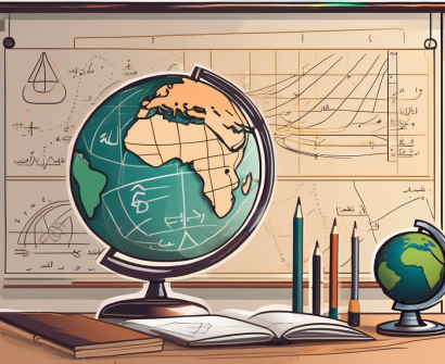 A typical saudi arabian classroom setting with diverse educational tools