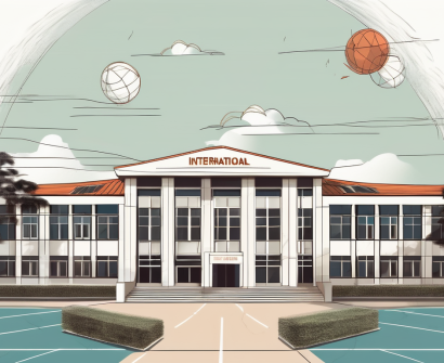 An international school building in ho chi minh city