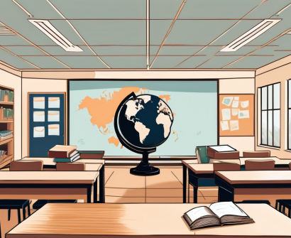 A classroom scene in an international school in hong kong