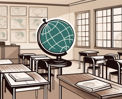 A classroom setting in an indonesian international school