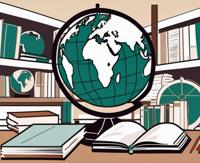 A classroom setting with diverse educational tools and resources