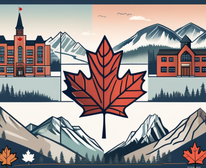 Five distinct school buildings