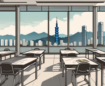 A classroom setting in an international school in taipei