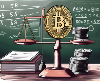 A scale balancing a stack of qatari riyals on one side and british pound coins on the other