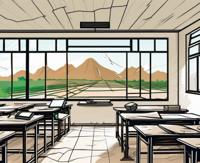 A vietnamese classroom with outdated resources