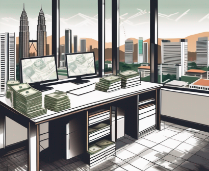 A typical international school building in kuala lumpur with a backdrop of the city's skyline