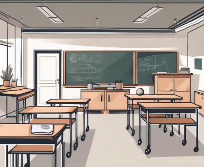 A well-organized classroom setting in singapore