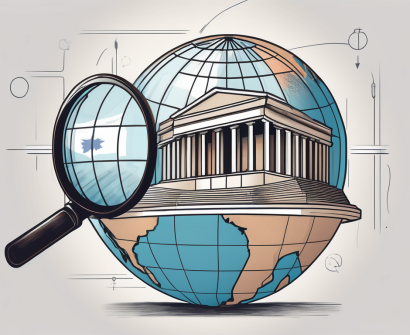 A globe focused on argentina