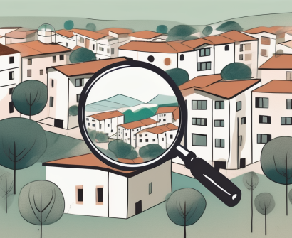 An italian landscape with a few international school buildings scattered around