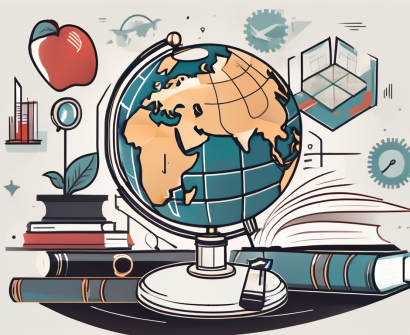 A globe focused on jordan