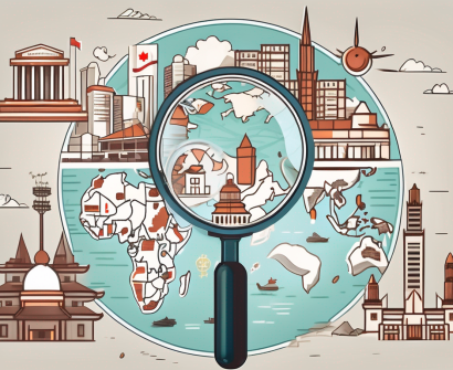 A global map highlighting indonesia