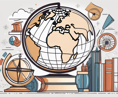 A globe with luxembourg highlighted