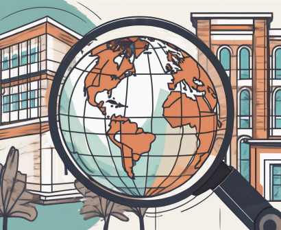 A globe centered on malaysia