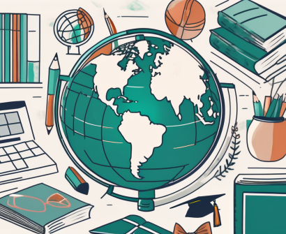 A globe focused on mexico