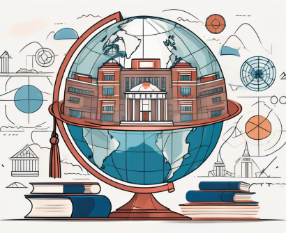 A globe focused on mongolia