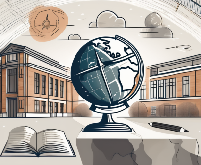 A globe focused on the netherlands