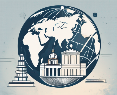 A globe focused on norway